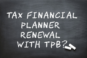 2018 tax financial planner renewal